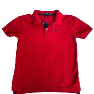 U.S. Pollo Assn Red Polo Shirt Kids Sz 8 gently used